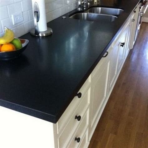 kitchen table black with granite on the top